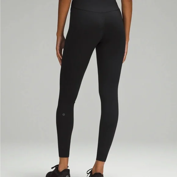 Lululemon| NWT Base Pace High Rise 25” Black Leggings in Women’s Size 10 - Picture 2 of 9